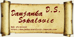 Damjanka Šopalović vizit kartica